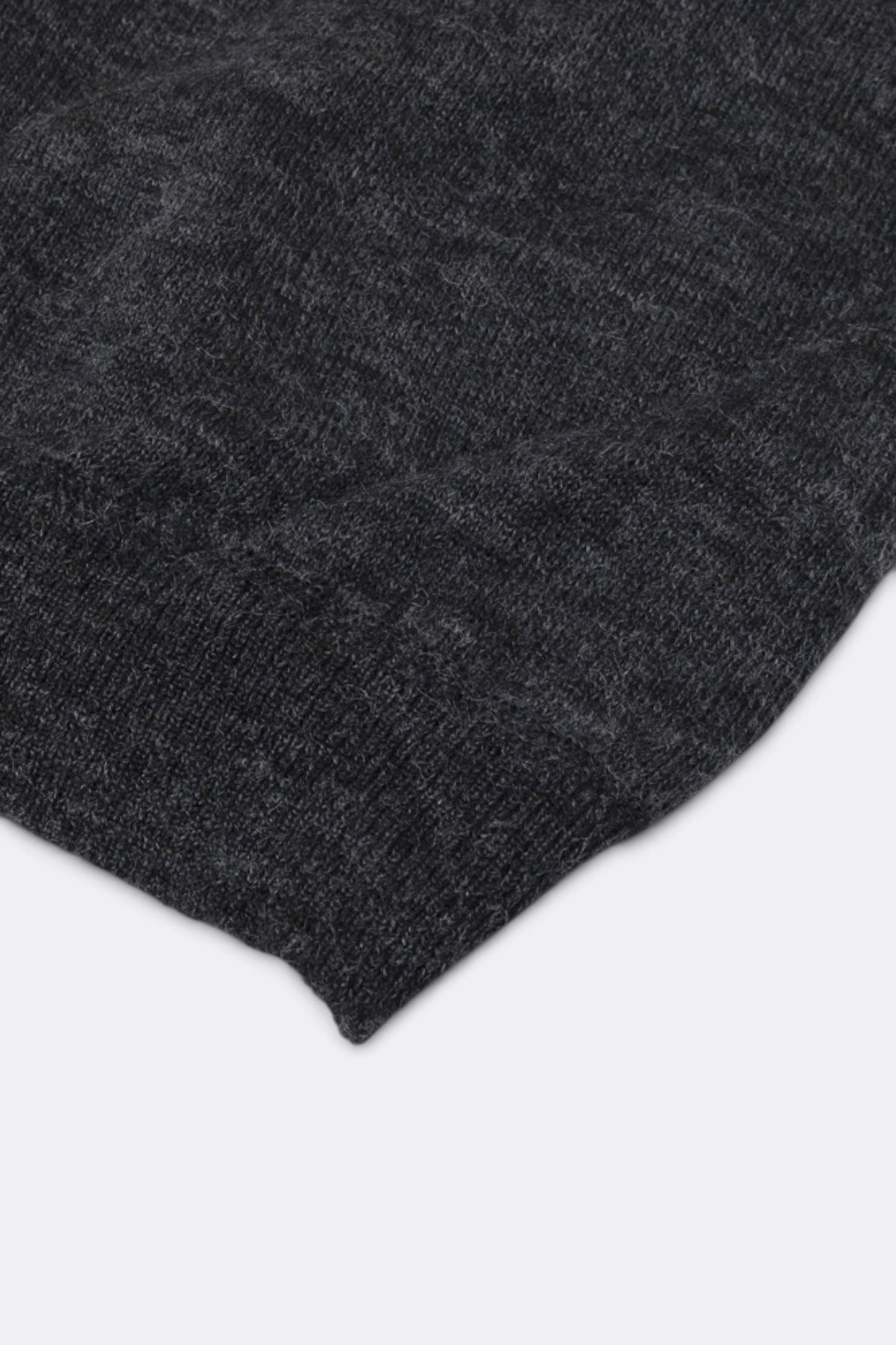 STILL BY HAND Wool Mohair Pullover Charcoal | Pull Mohair Japonais | Edgar Bdx
