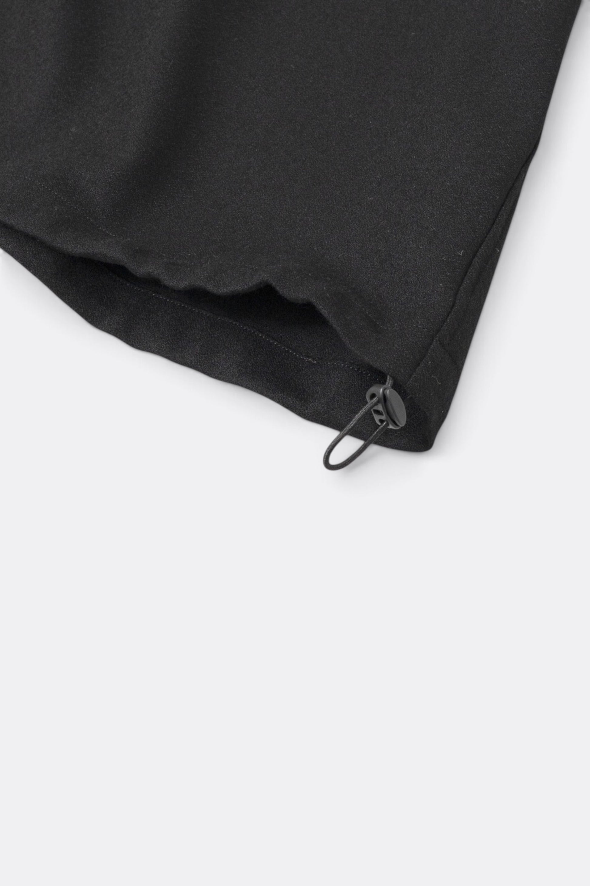 STILL BY HAND Wool Shirt Anorak Black | Anorak Laine Japonais | Edgar Bdx