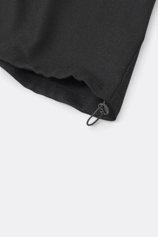 STILL BY HAND Wool Shirt Anorak Black | Anorak Laine Japonais | Edgar Bdx