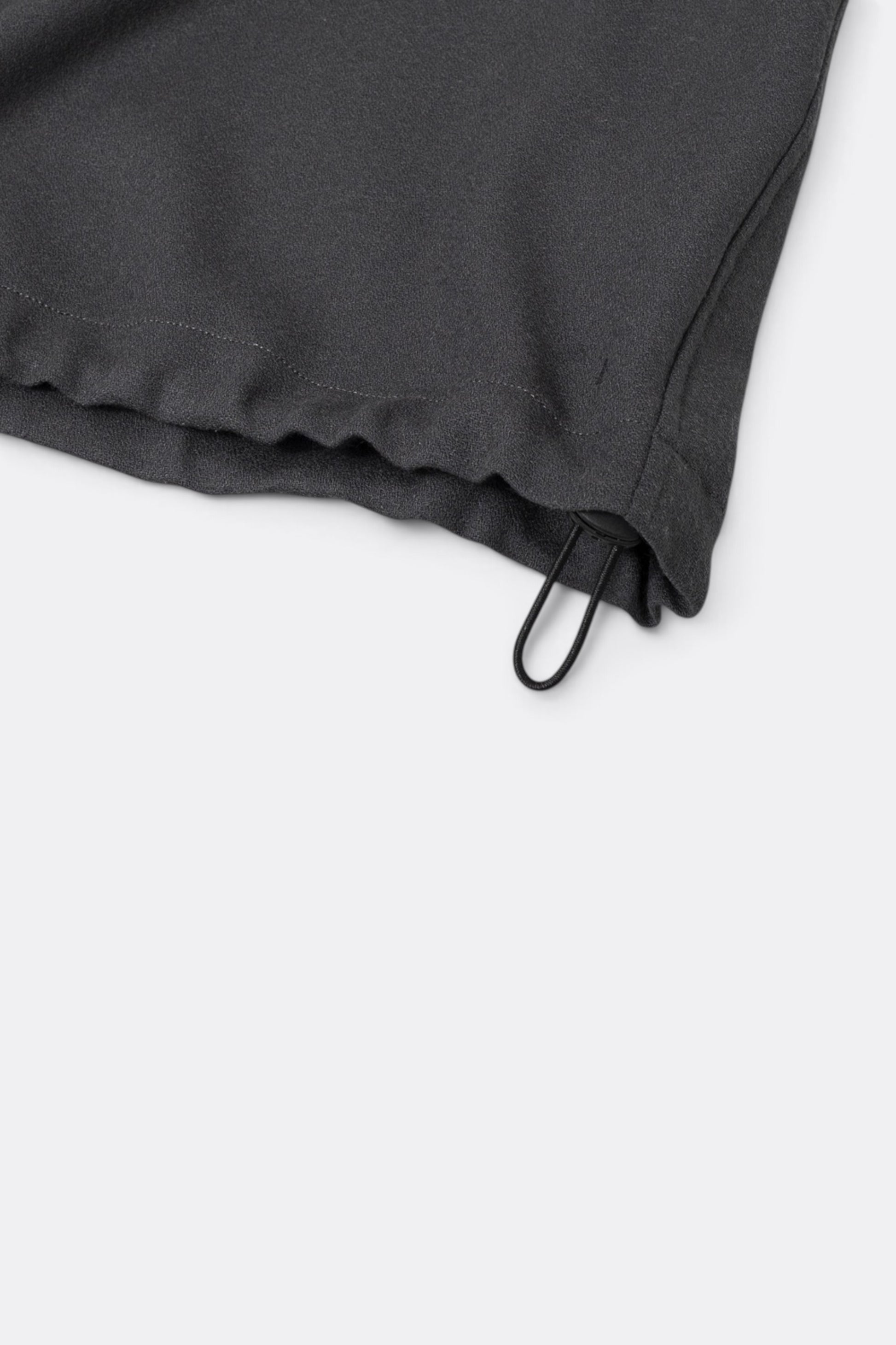 STILL BY HAND Wool Shirt Anorak Charcoal | Anorak Laine Japonais | Edgar Bdx