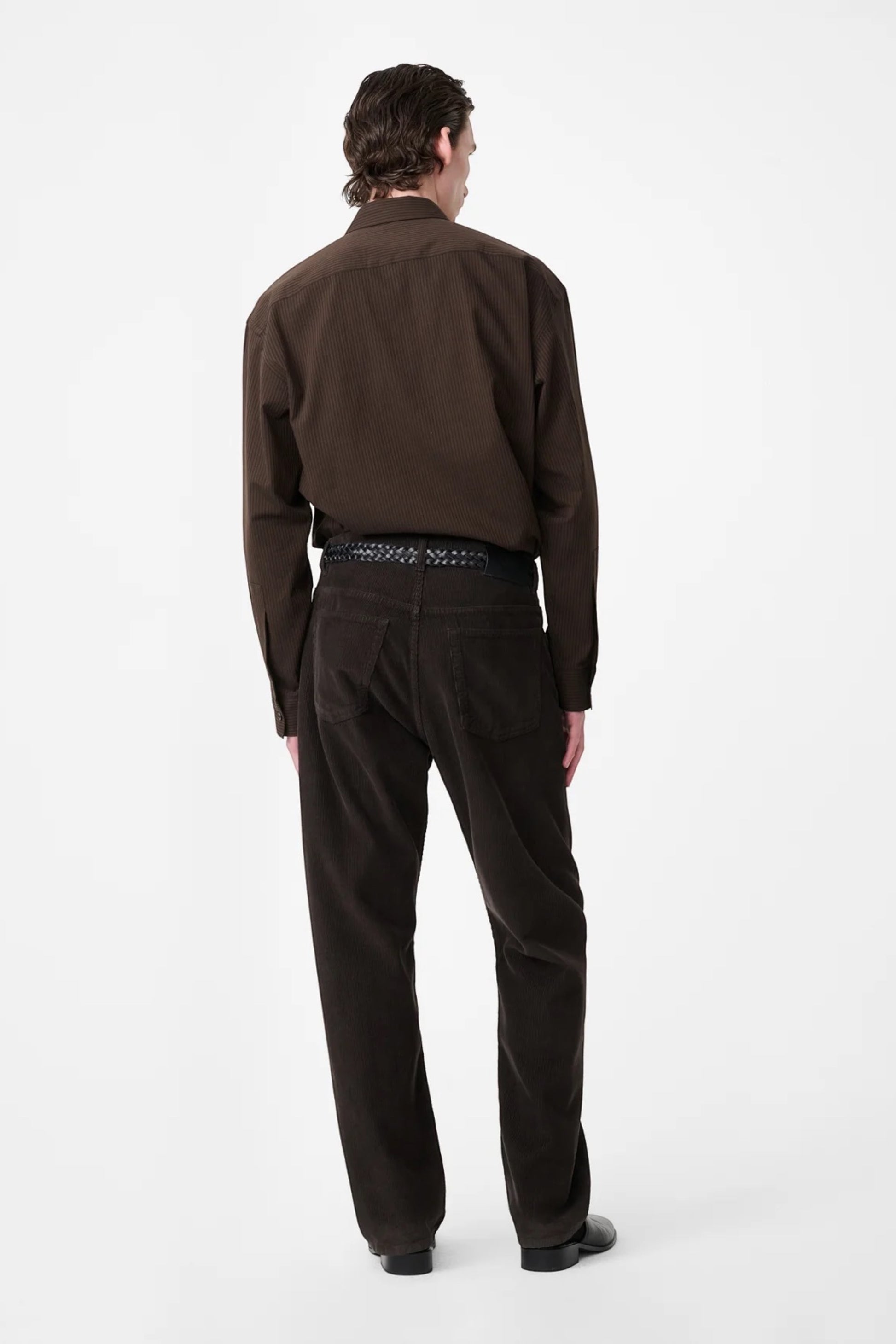 STUDIO NICHOLSON Hal Shirt Malt Stripe | Chemise Coton Premium | Edgar Bdx