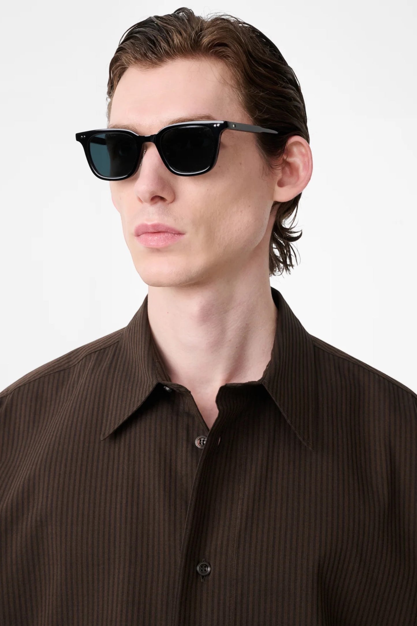 STUDIO NICHOLSON Hal Shirt Malt Stripe | Chemise Coton Premium | Edgar Bdx