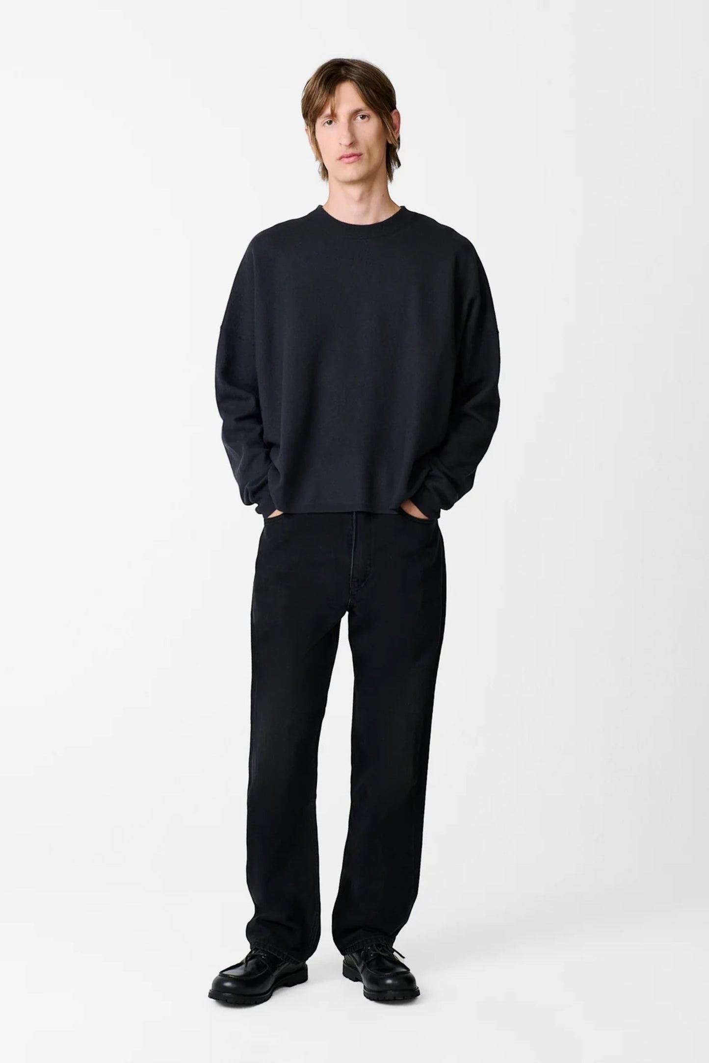 Riso Straight Leg Denim Pant (Washed Black)