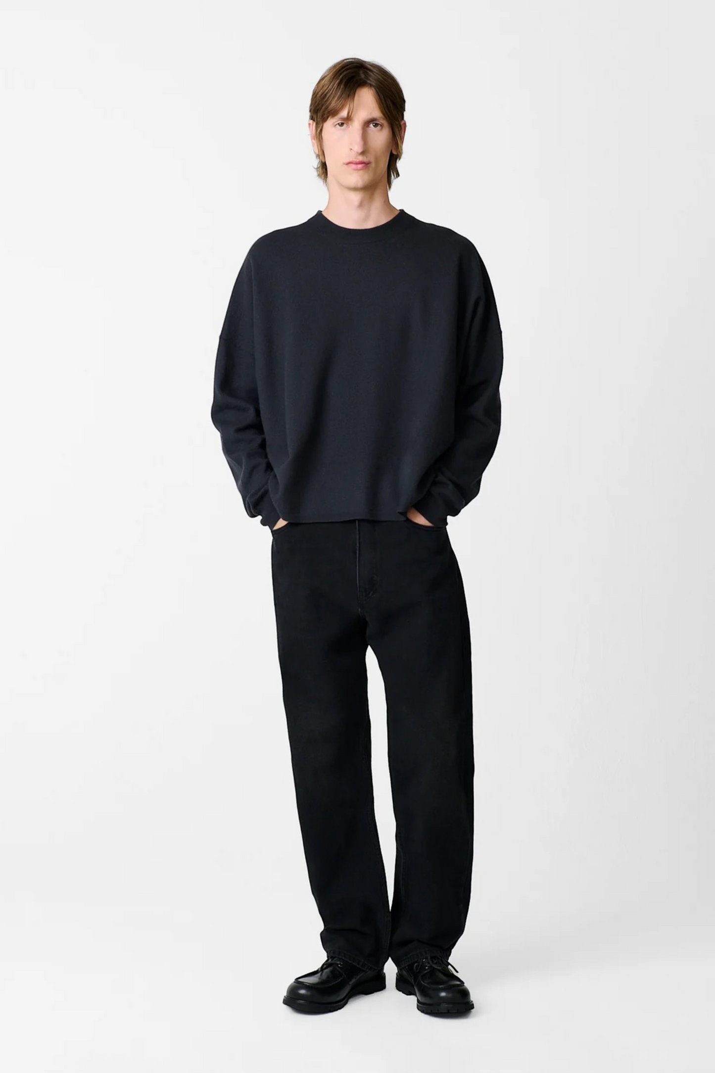 Riso Straight Leg Denim Pant (Washed Black)