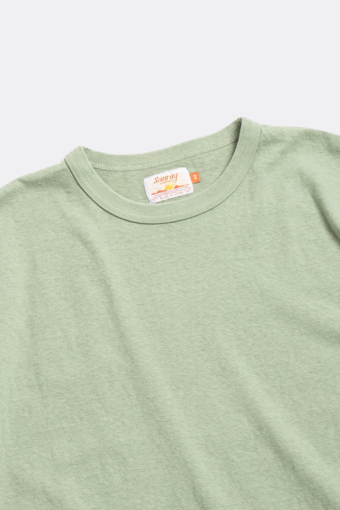 Sunray Sportswear Haleiwa T-Shirt Green Bay | Loop-Wheel Made in Japan | Edgar Bdx