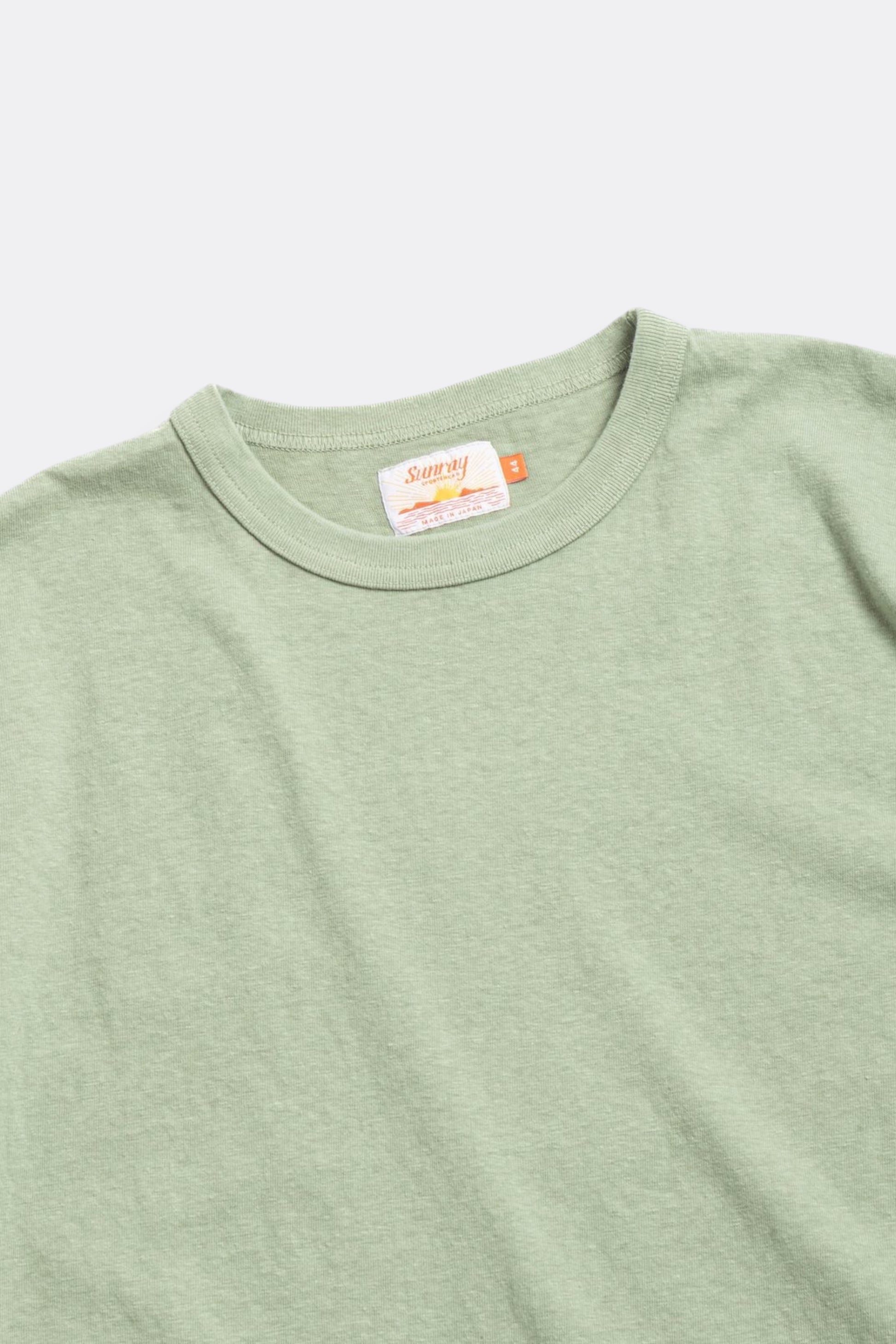 Sunray Sportswear Haleiwa T-Shirt Green Bay | Loop-Wheel Made in Japan | Edgar Bdx