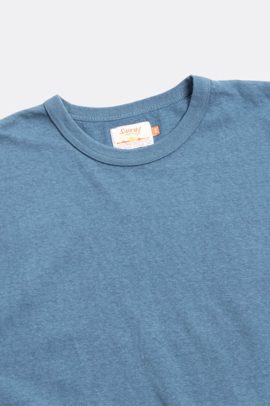 Sunray Sportswear Haleiwa T-Shirt Indian Teal | Loop-Wheel Made in Japan | Edgar Bdx