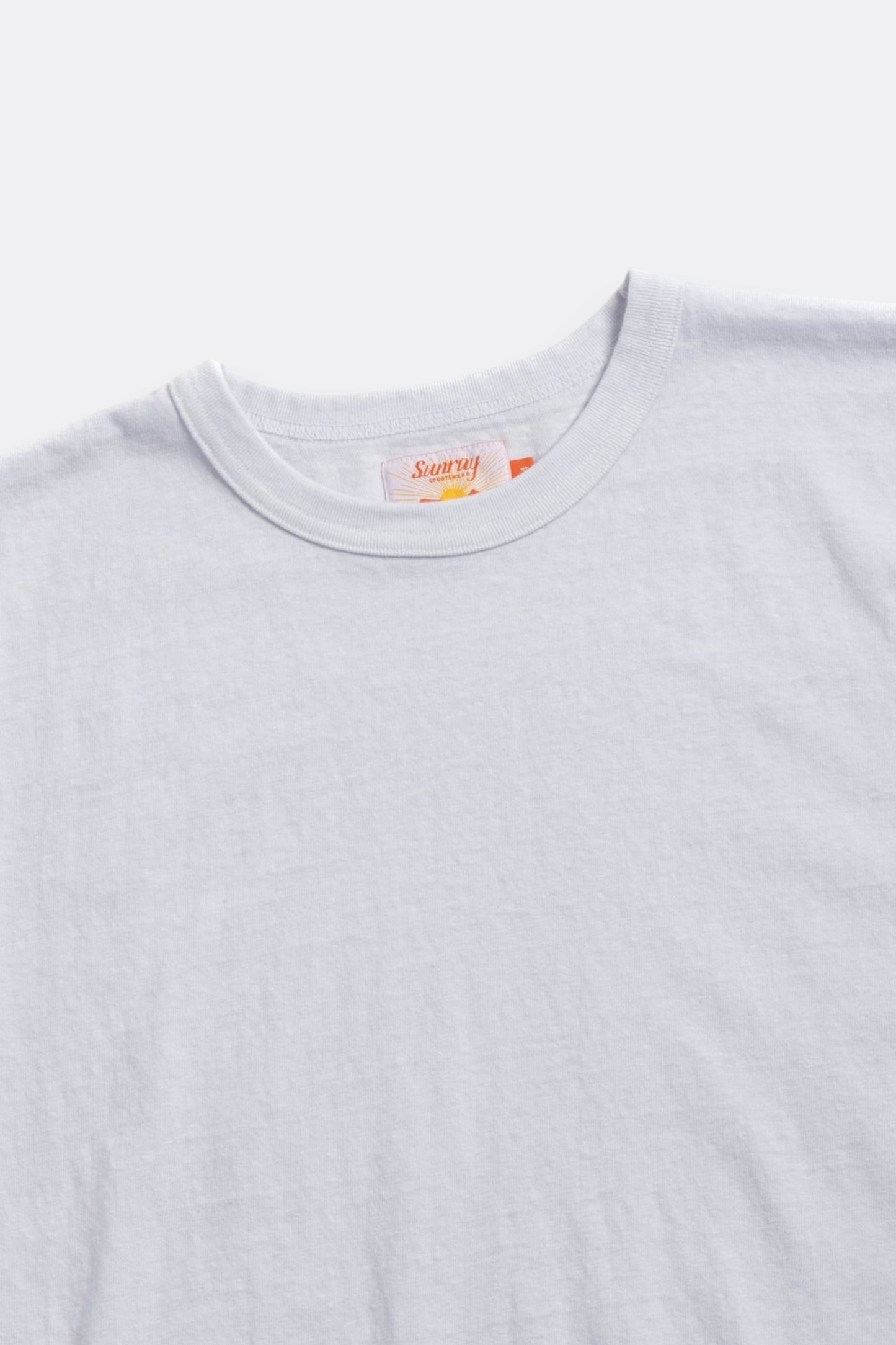 Sunray Sportswear Haleiwa T-Shirt Tinted Aqua | Loop-Wheel Made in Japan | Edgar Bdx
