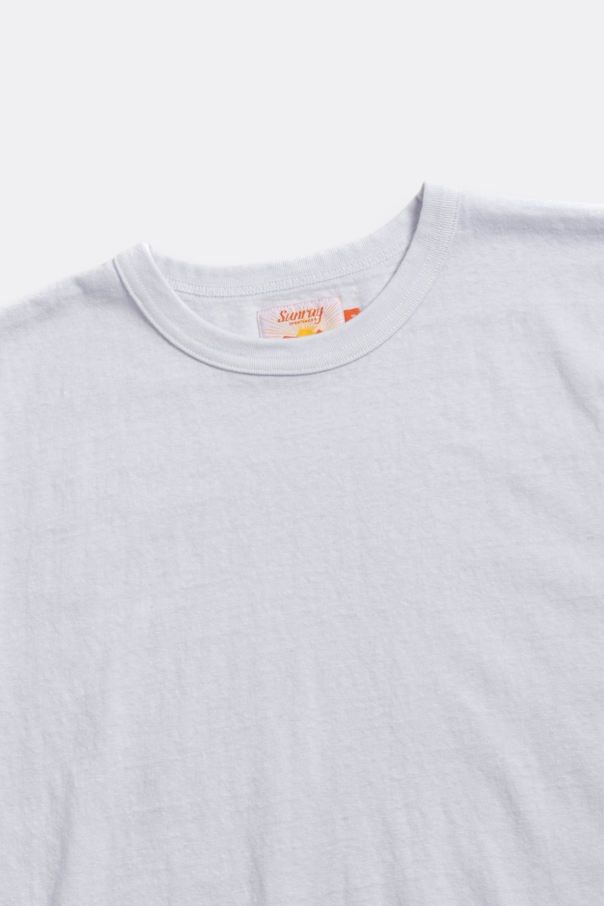 Sunray Sportswear Haleiwa T-Shirt Tinted Aqua | Loop-Wheel Made in Japan | Edgar Bdx