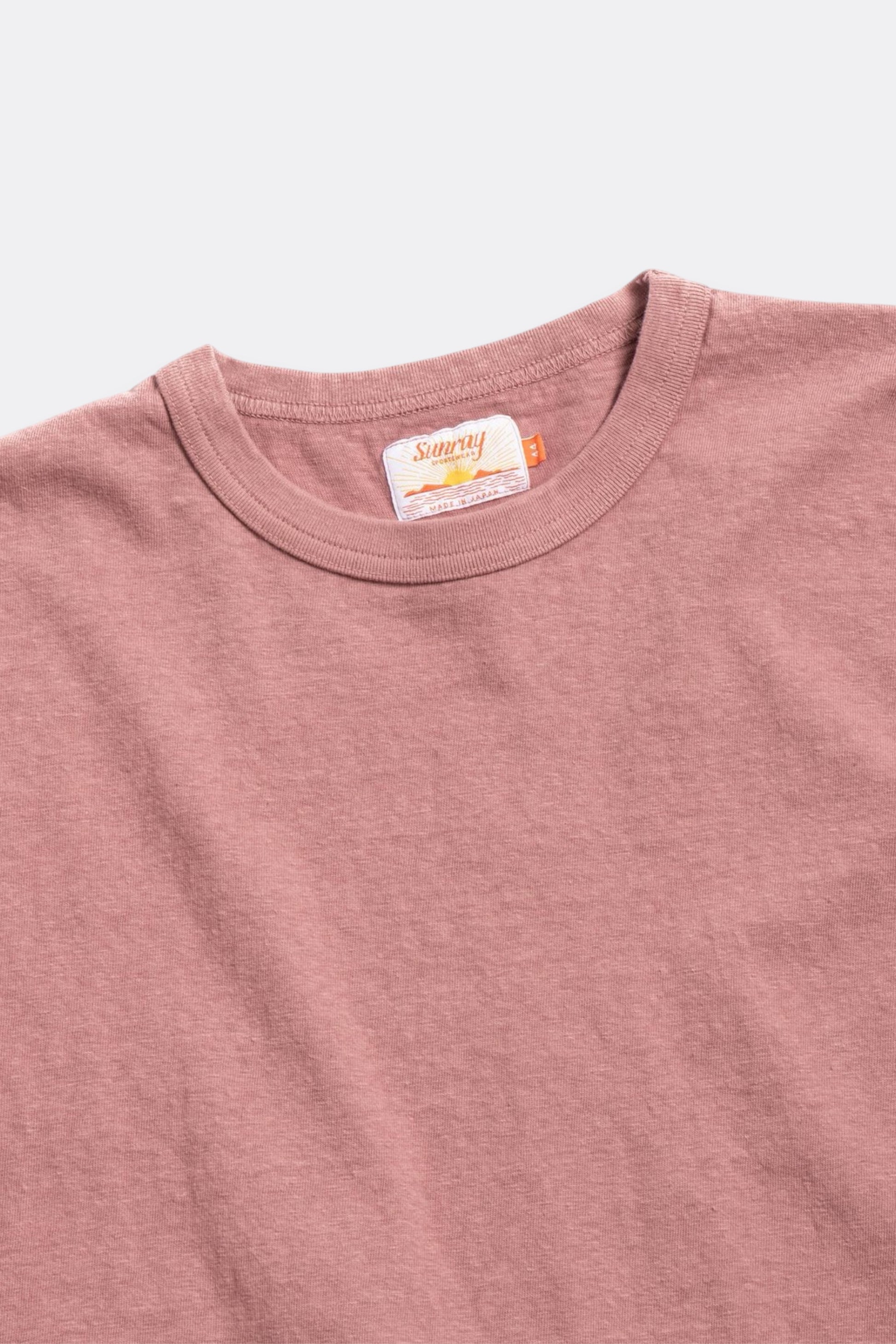 Sunray Sportswear Haleiwa T-Shirt Wistful Mauve | Loop-Wheel Made in Japan | Edgar Bdx