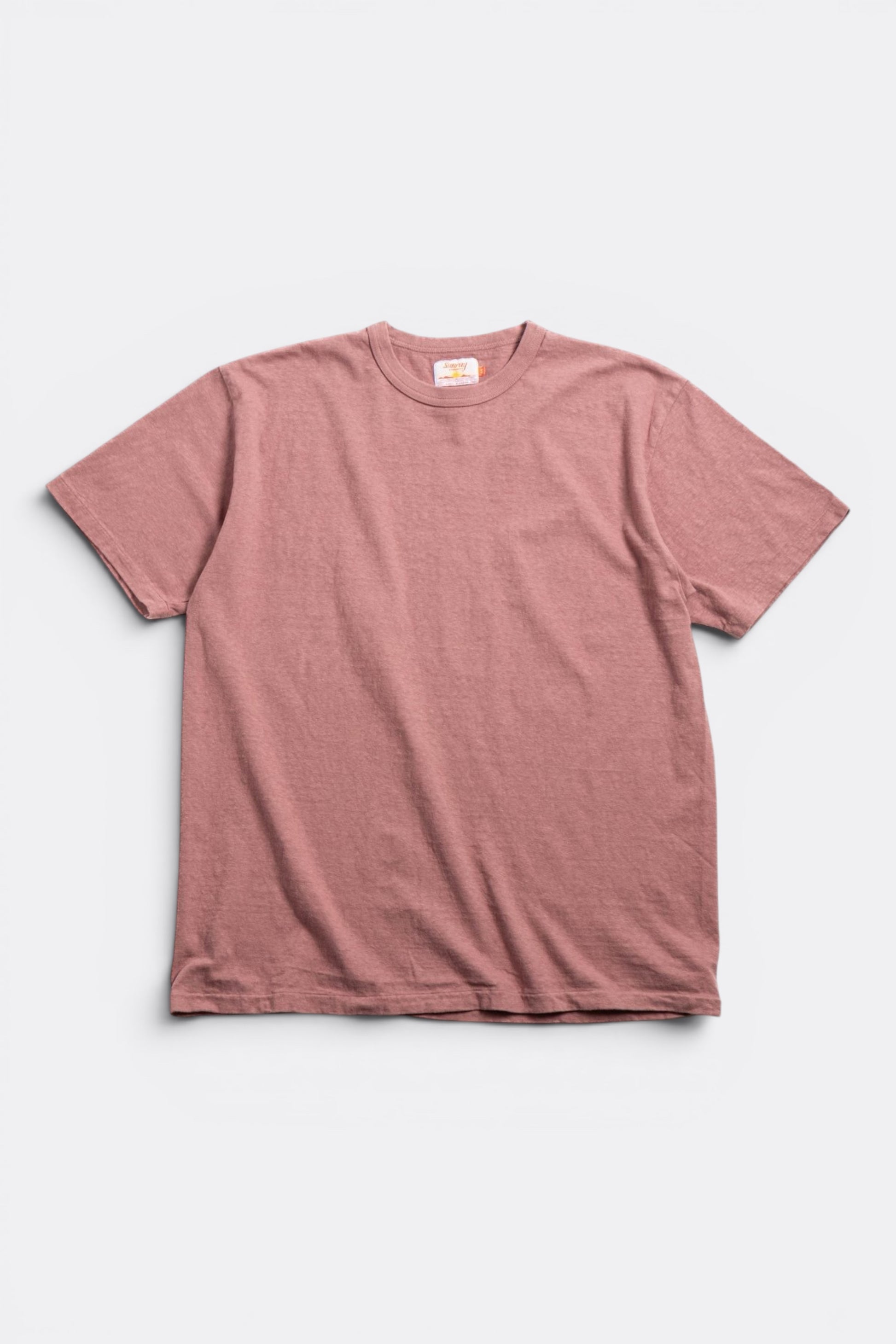 Sunray Sportswear Haleiwa T-Shirt Wistful Mauve | Loop-Wheel Made in Japan | Edgar Bdx