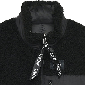 Taion -  Down × Boa Reversible Vest (Navy / Ivory)