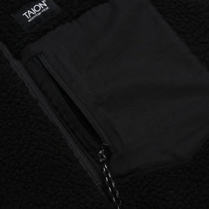 Taion -  Down × Boa Reversible Vest (Navy / Ivory)