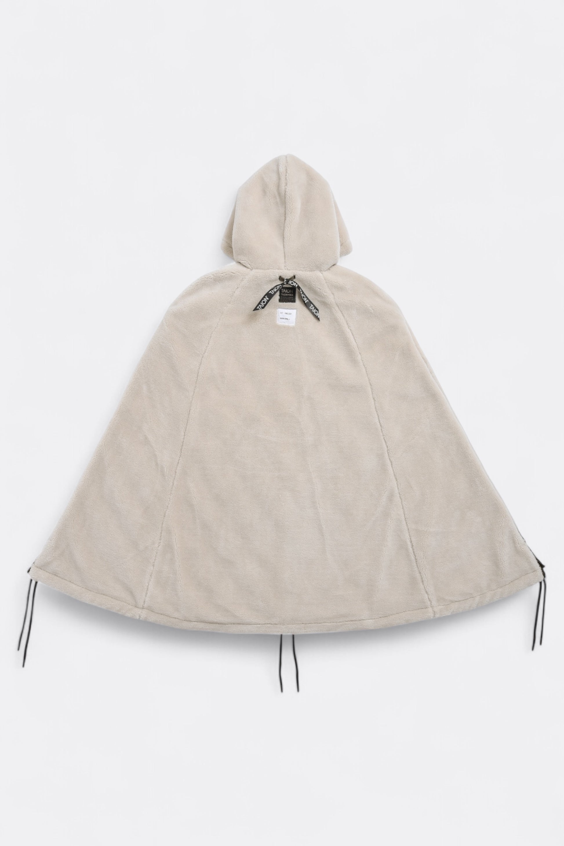 TAION - Military Down Cape (Black / Cream)