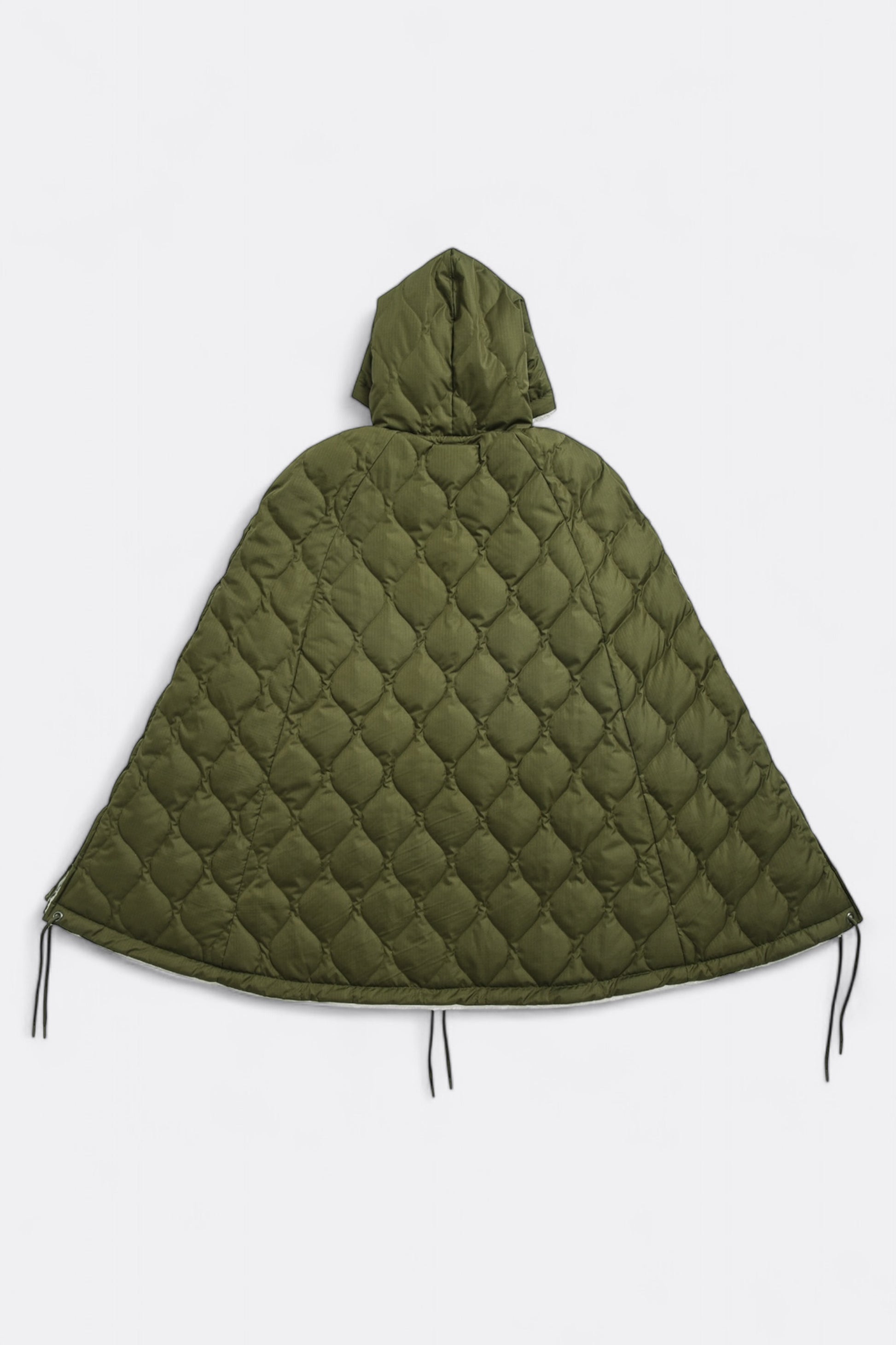 TAION - Military Down Cape (Dark Olive / Cream)