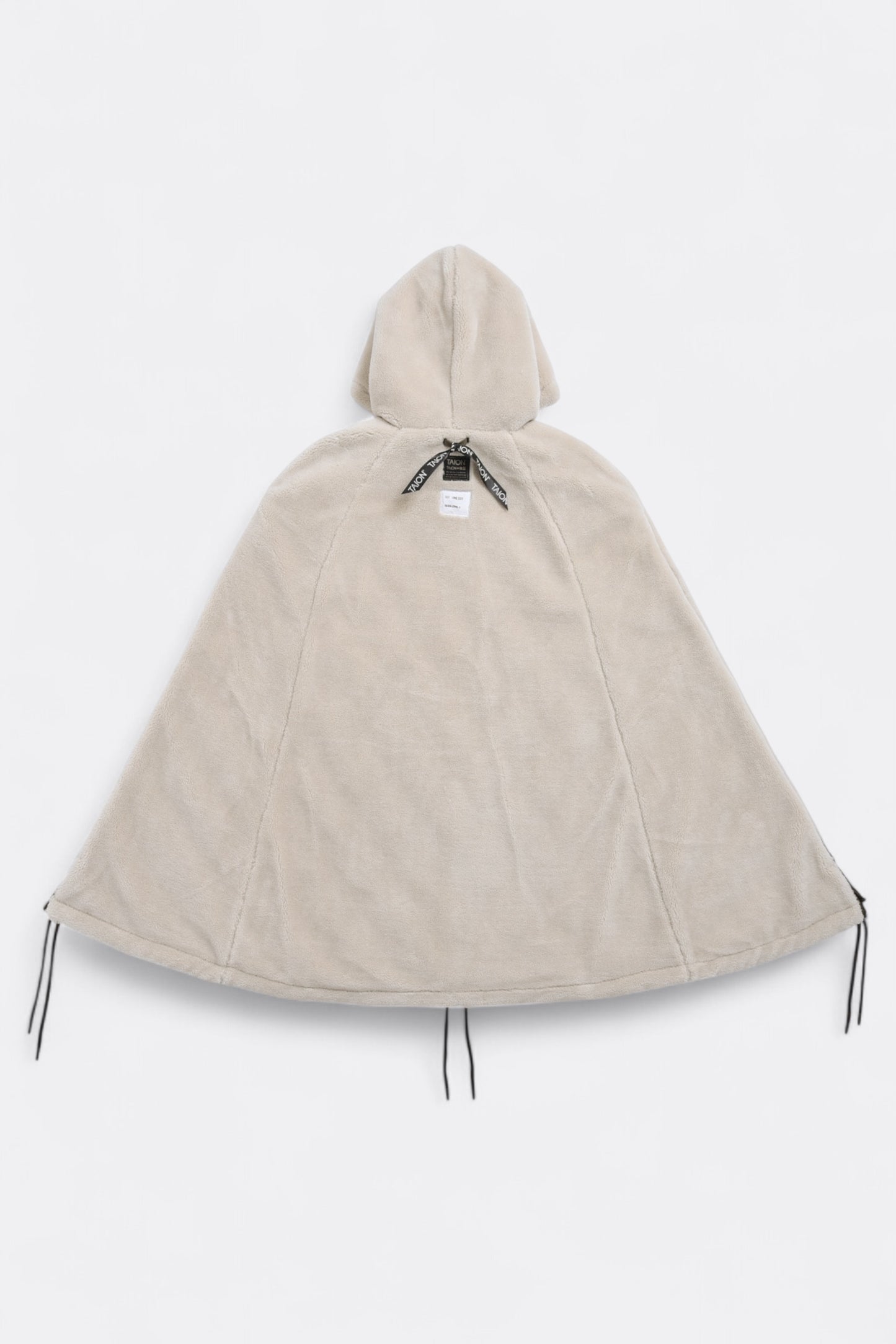 TAION - Military Down Cape (Dark Olive / Cream)