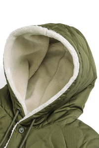 Taion - Military Down Cape (Dark Olive / Cream)