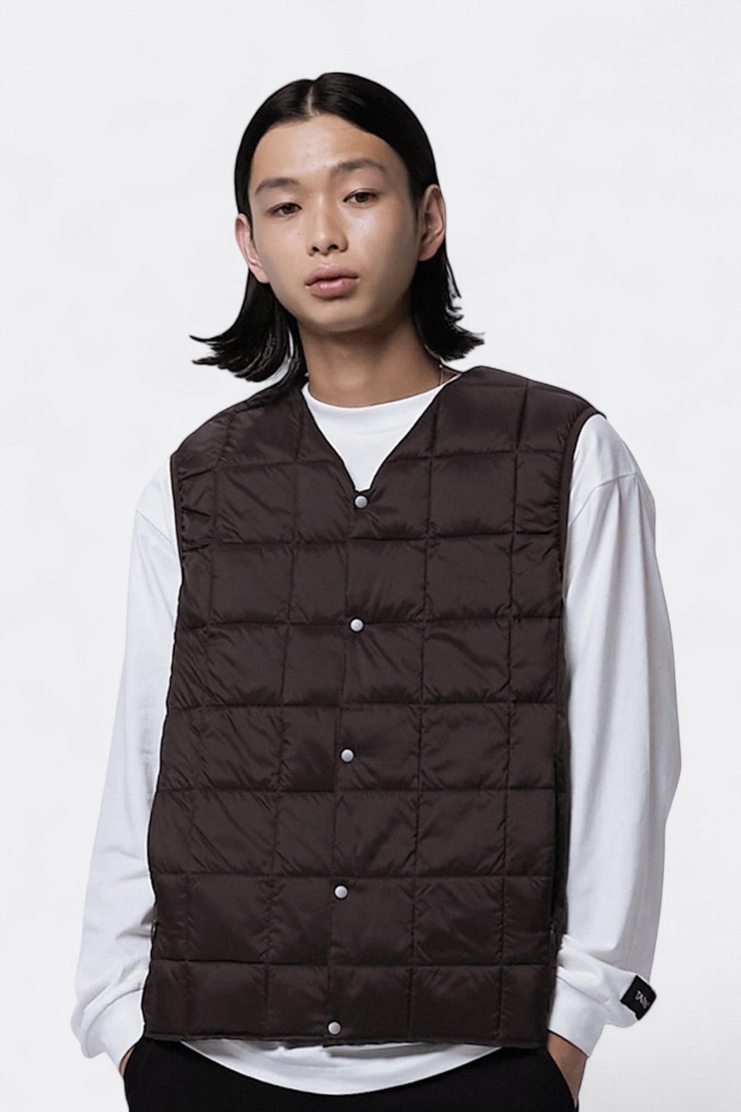 Taion - V-Neck Down Vest (Digital Camo)
