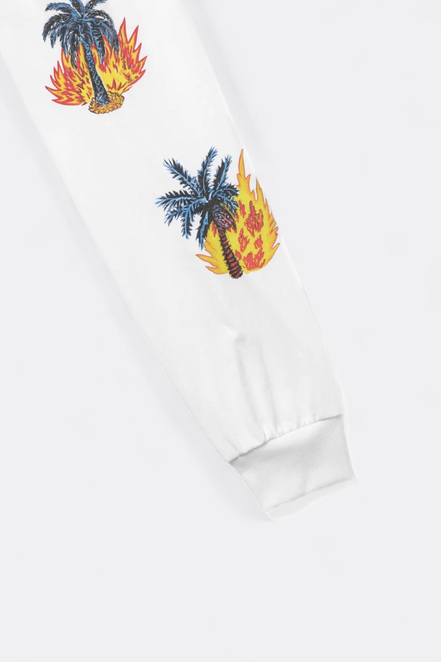 thisisneverthat - Burning Palm Tree L/S Tee (White)