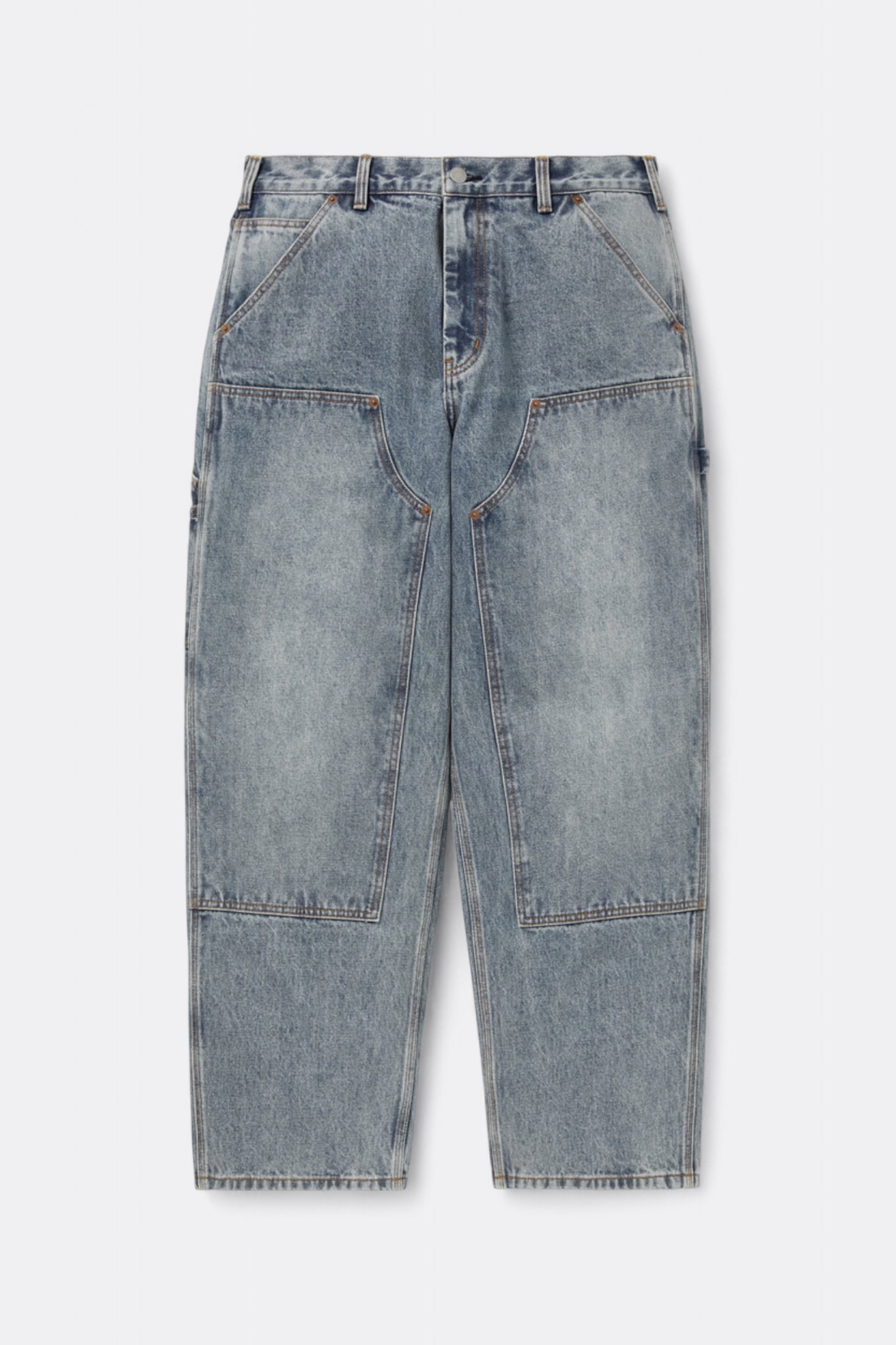thisisneverthat - Denim Double Knee Pant (Washed Blue)