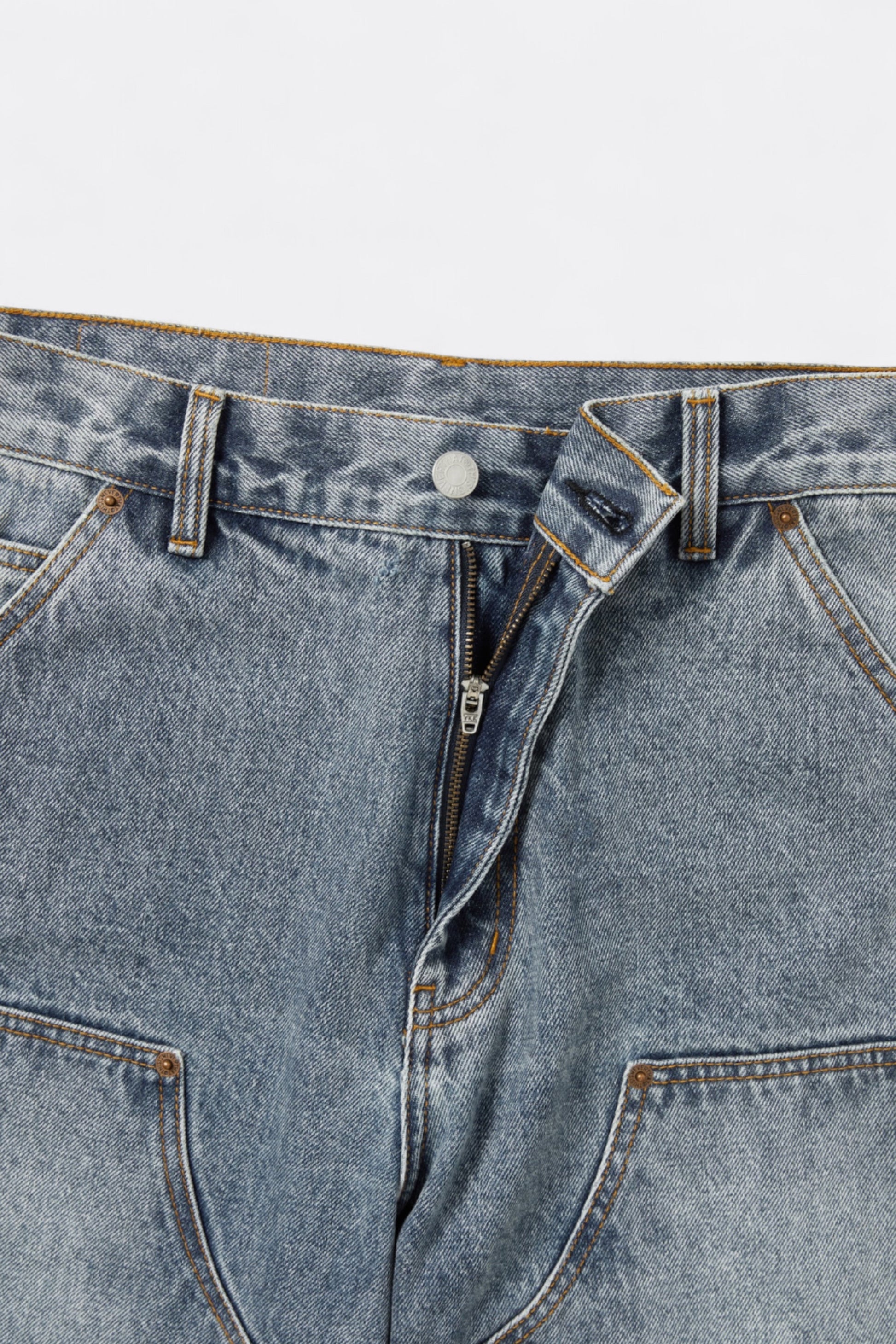 thisisneverthat - Denim Double Knee Pant (Washed Blue)