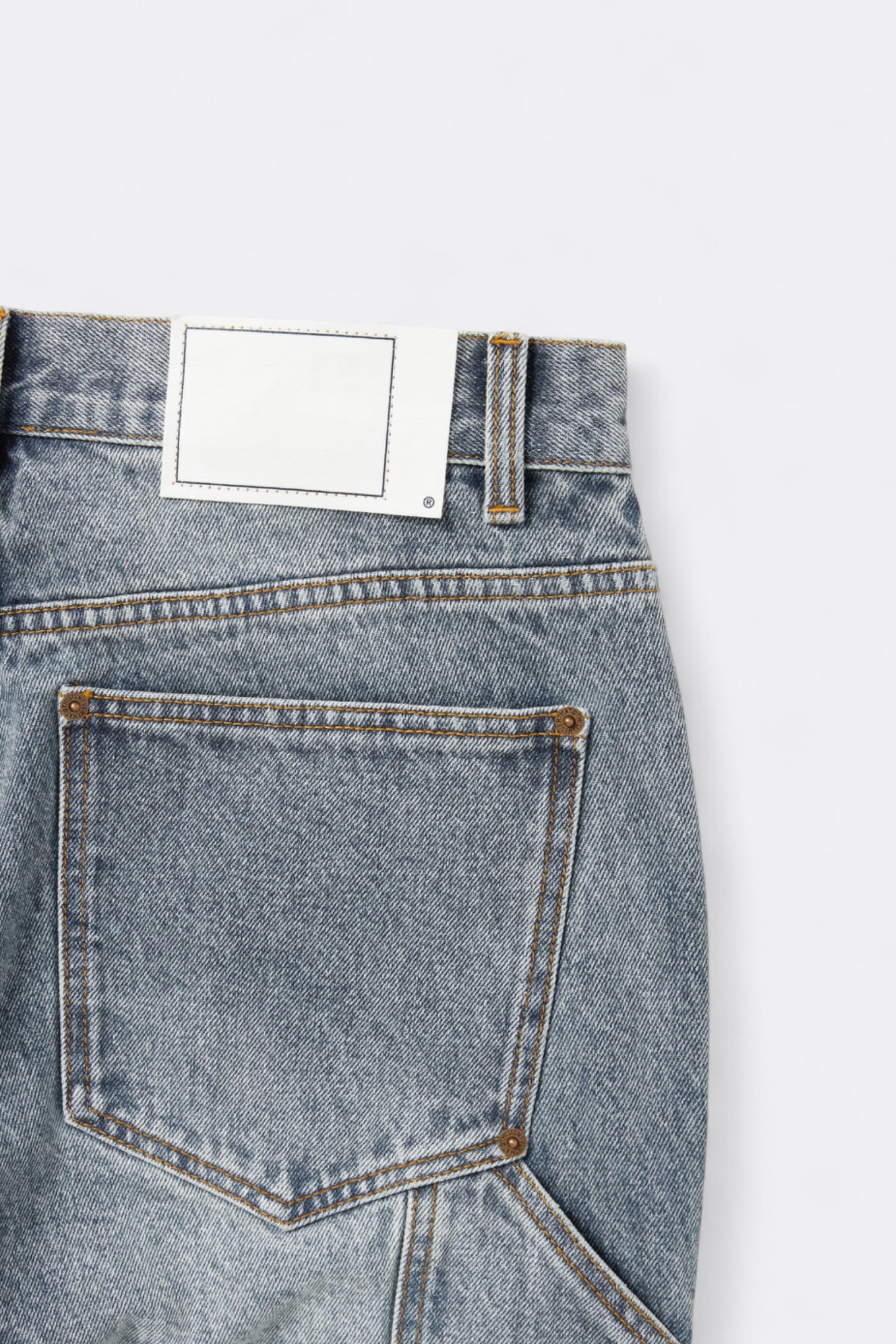 thisisneverthat - Denim Double Knee Pant (Washed Blue)