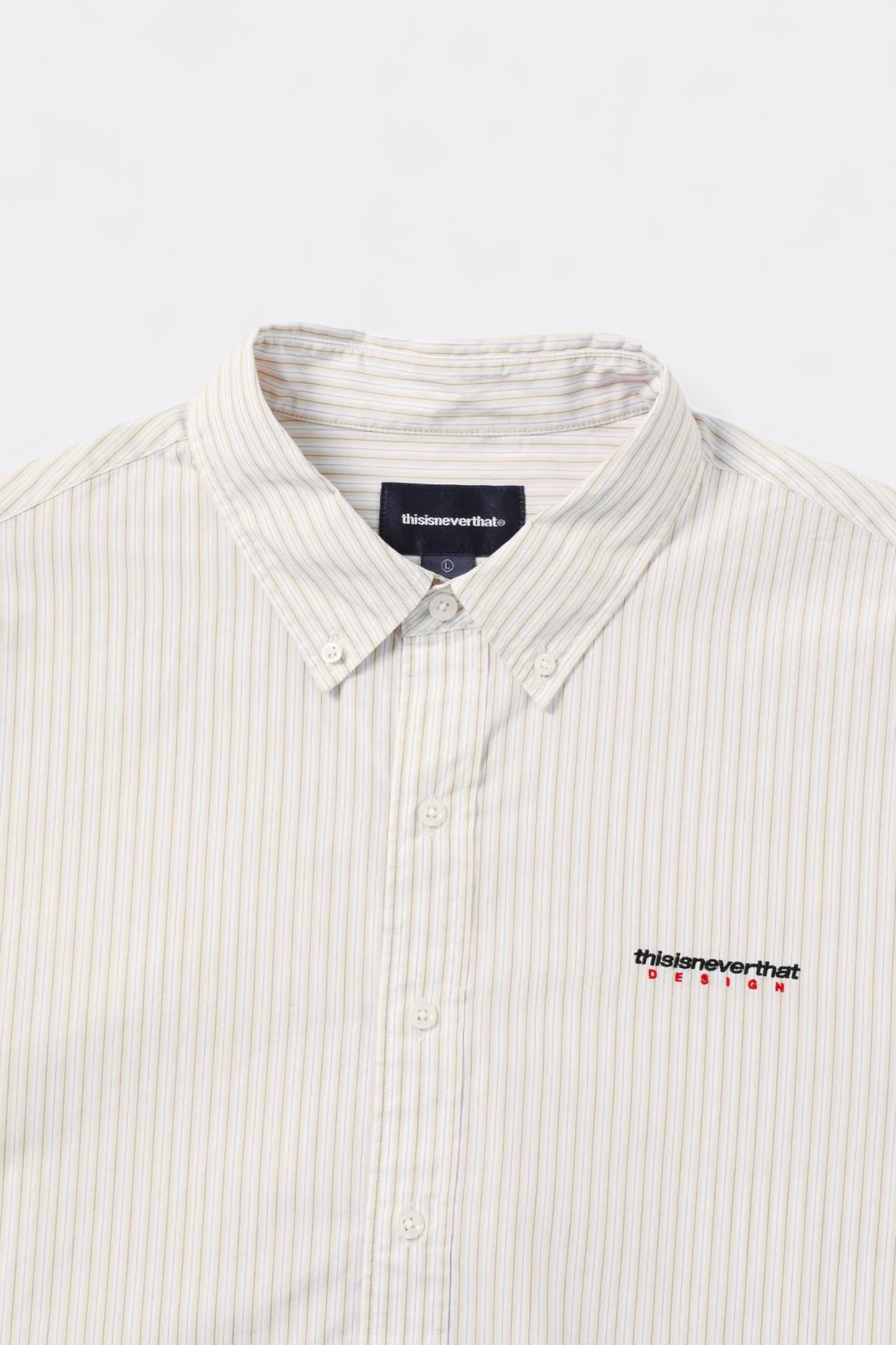 thisisneverthat - DSN Striped Shirt (Beige)