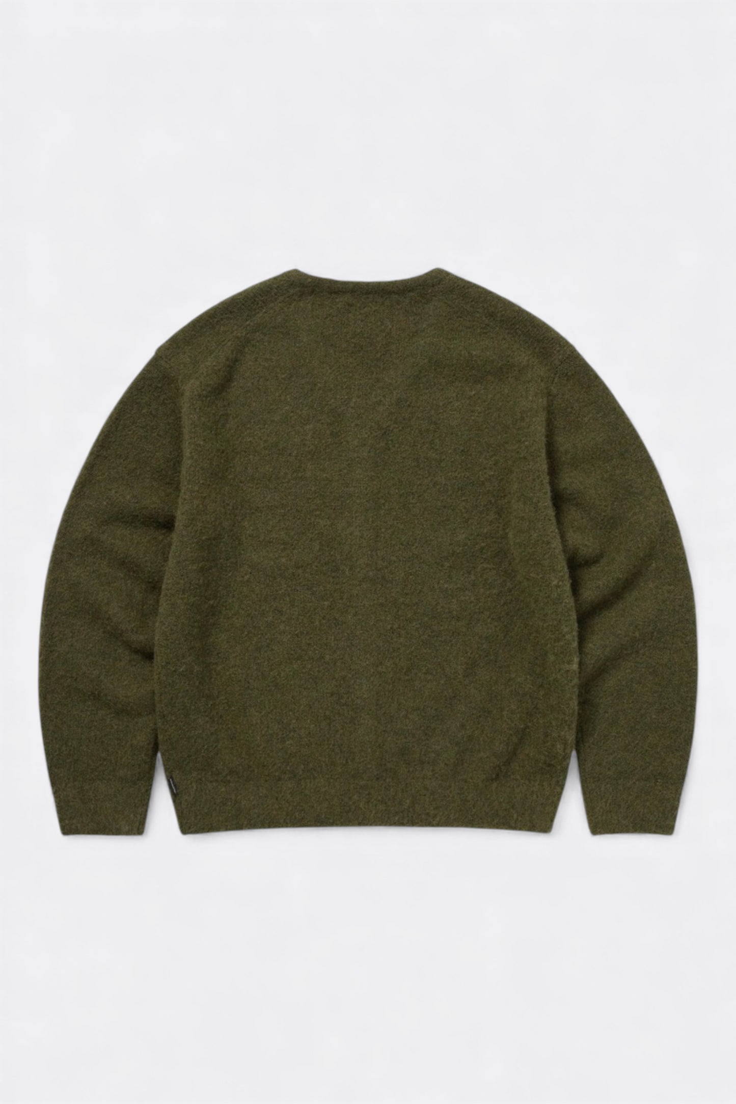 thisisneverthat - Hairy Knit Cardigan (Olive Green)
