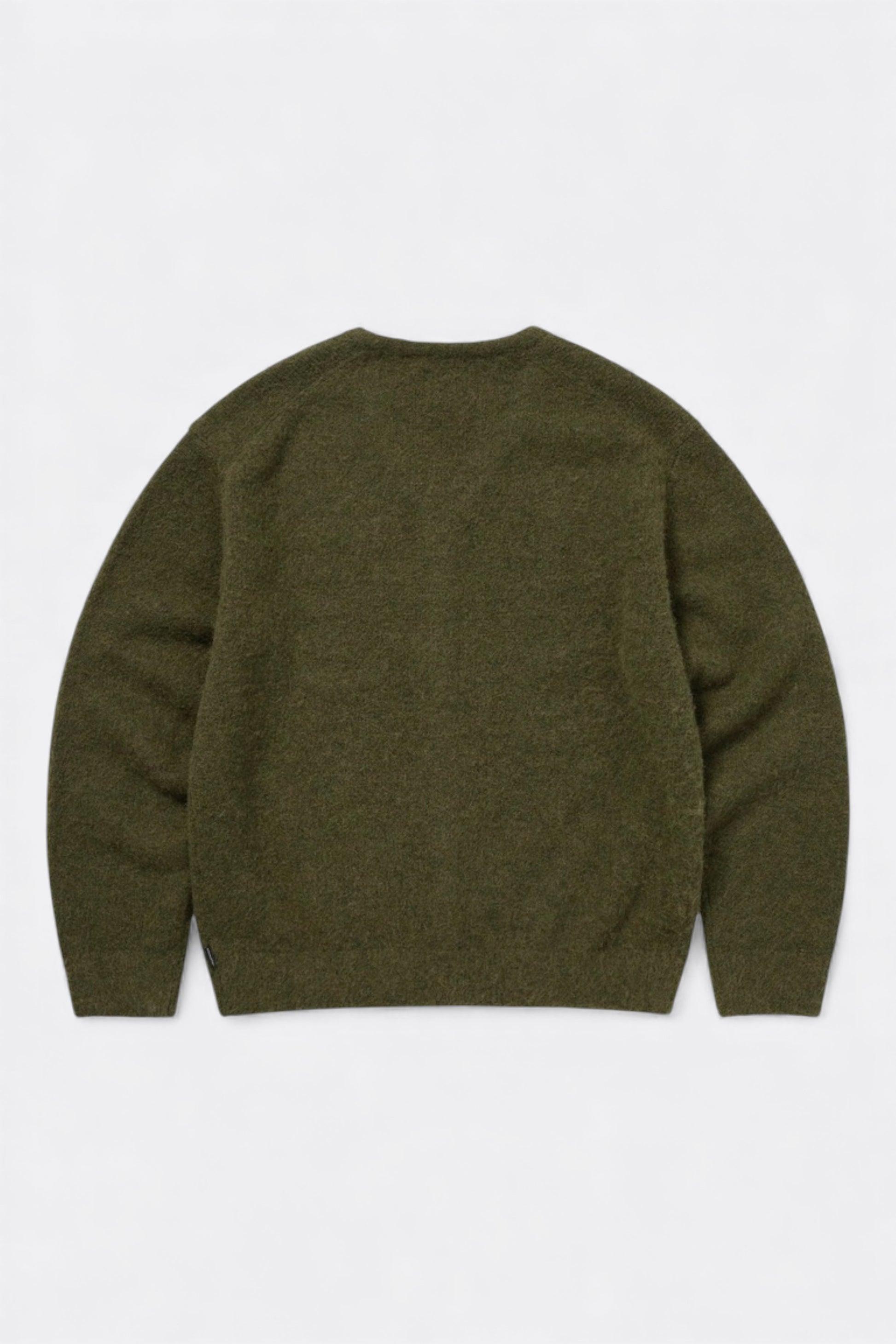 thisisneverthat - Hairy Knit Cardigan (Olive Green)