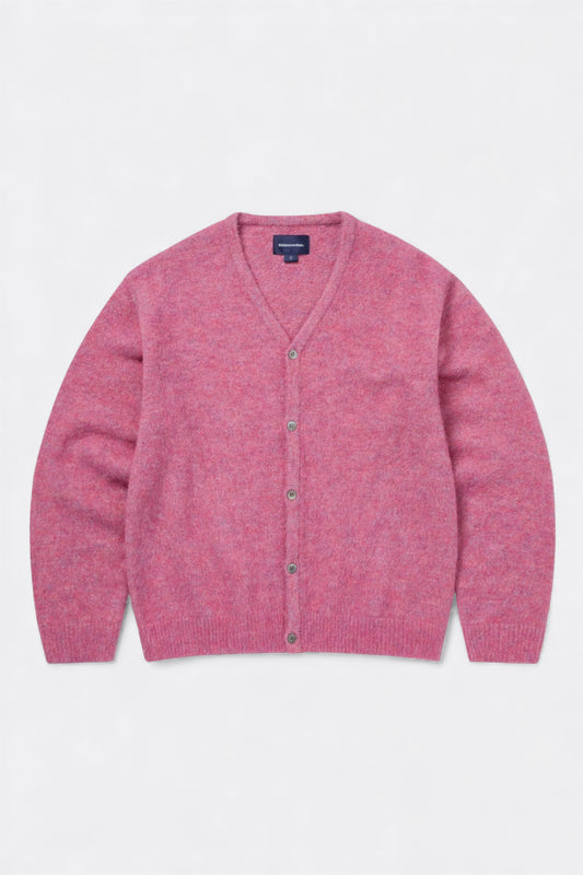 thisisneverthat - Hairy Knit Cardigan (Pink)