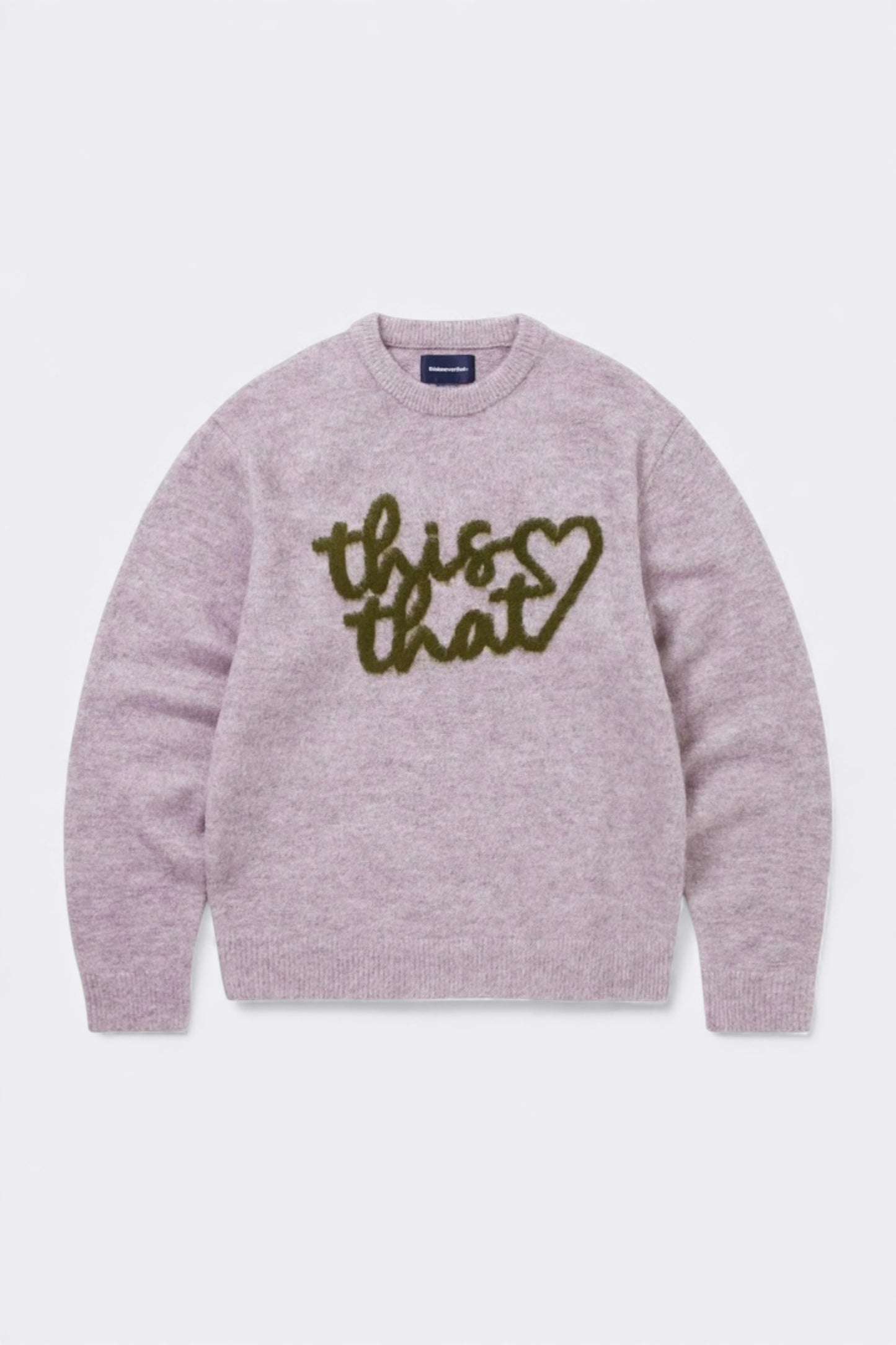 thisisneverthat - Heart Logo knit Sweater (Lavender)