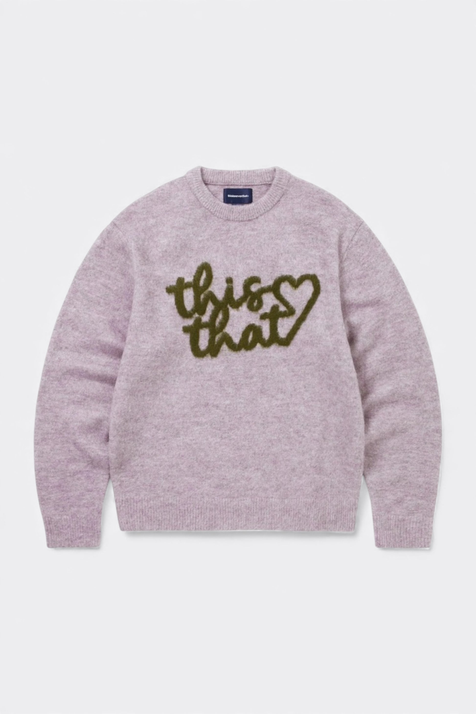 thisisneverthat - Heart Logo knit Sweater (Lavender)