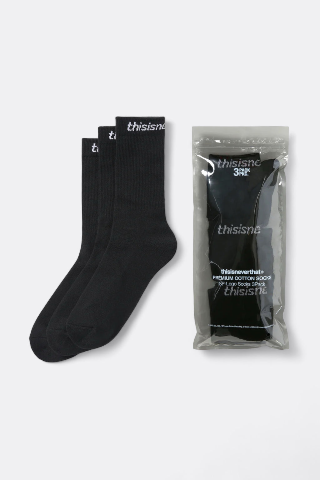 Thisisneverthat - SP-Logo Socks 3Pack (Black)