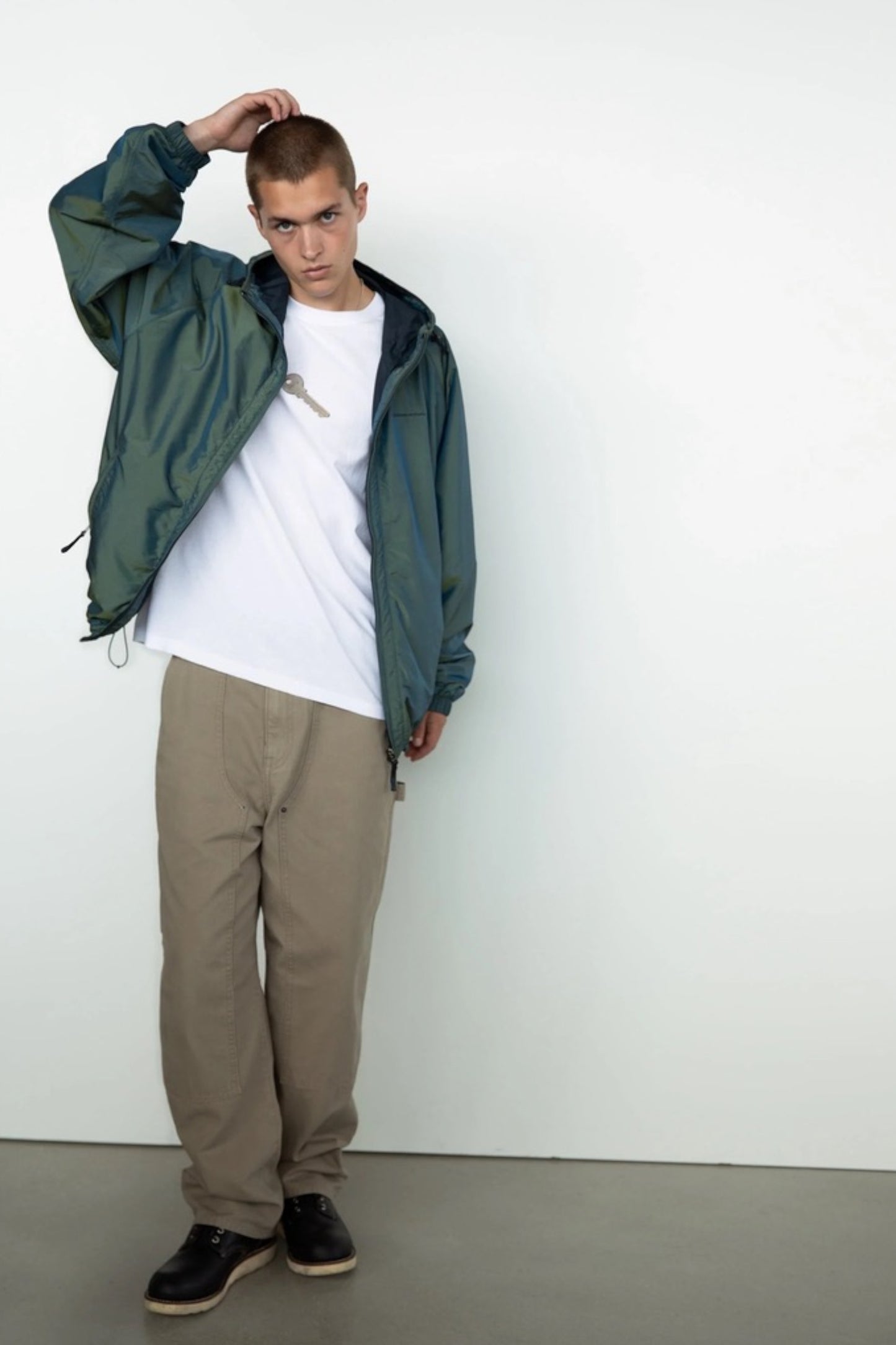 thisisneverthat - SP Logo Windbreaker (Olive Drab)