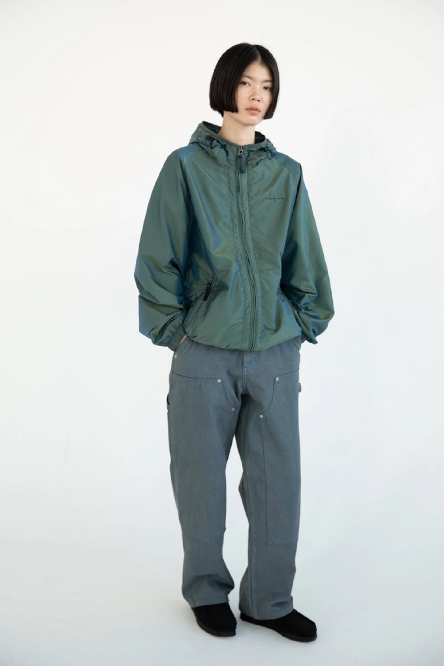 thisisneverthat - SP Logo Windbreaker (Olive Drab)