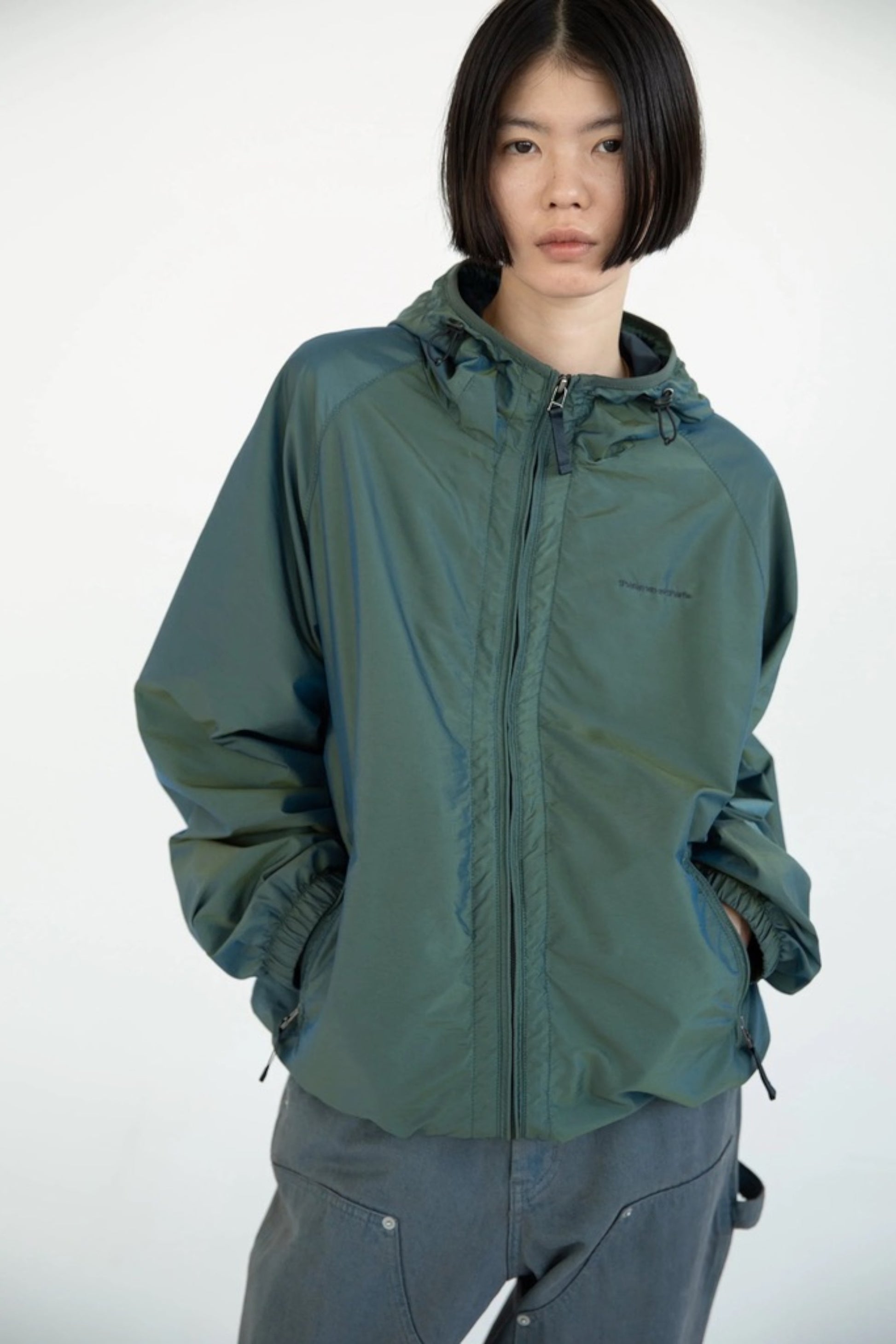 thisisneverthat - SP Logo Windbreaker (Olive Drab)