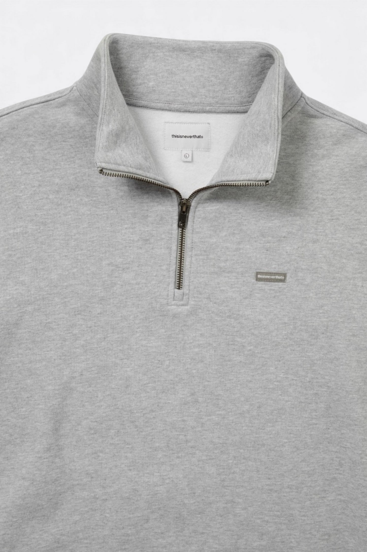 thisisneverthat - T.N.T. Classic HDP Half Zip Sweatshirt (Heather Grey)