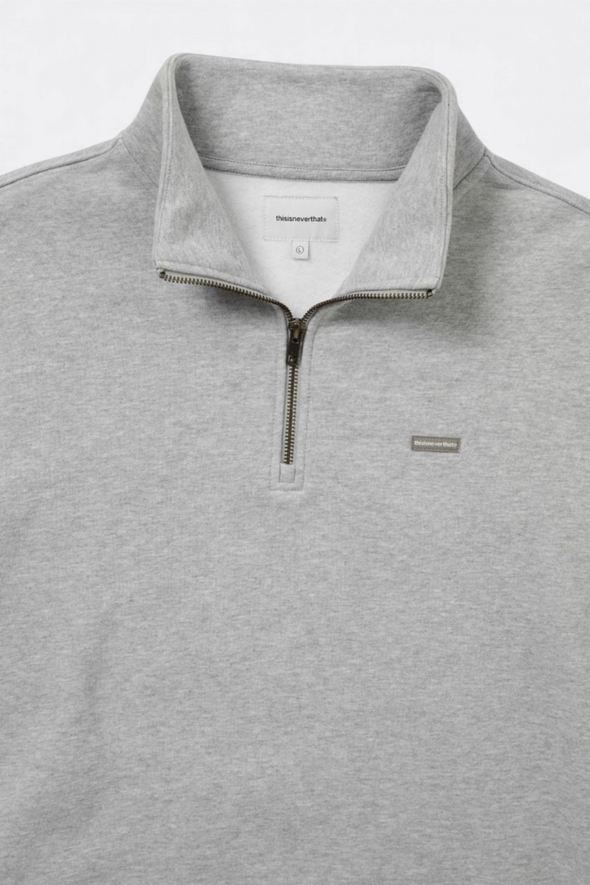 thisisneverthat - T.N.T. Classic HDP Half Zip Sweatshirt (Heather Grey)