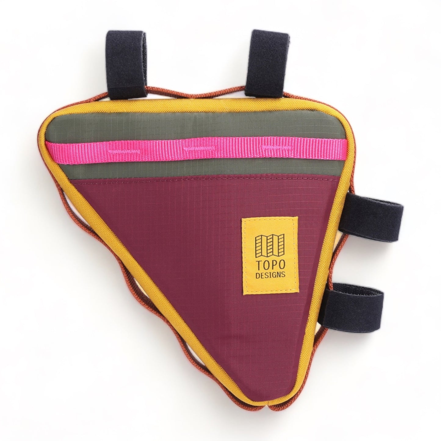 Topo Designs - Frame Bike Bag (Olive / Burgundy)