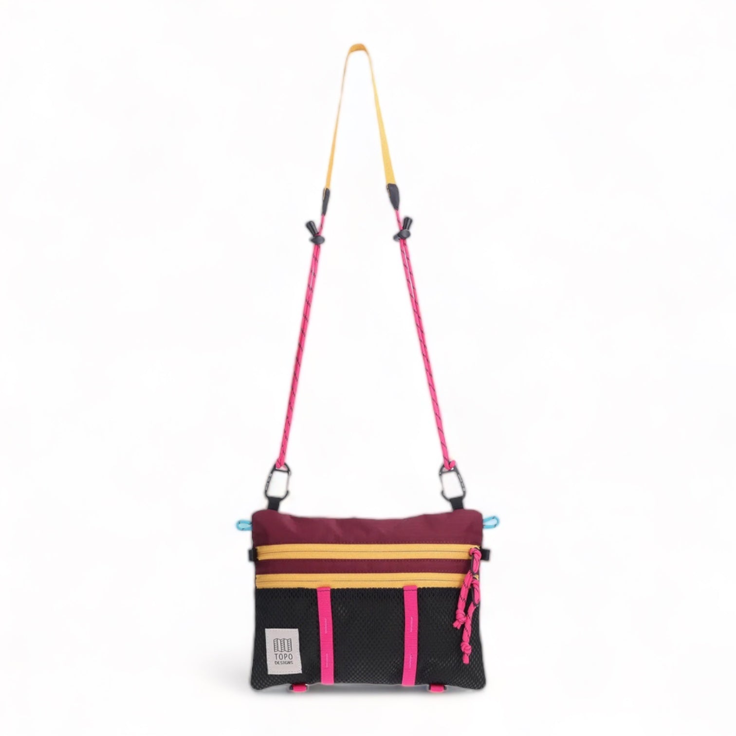 Topo Designs - Mountain Accessory Shoulder Bag (Olive / Burgundy)