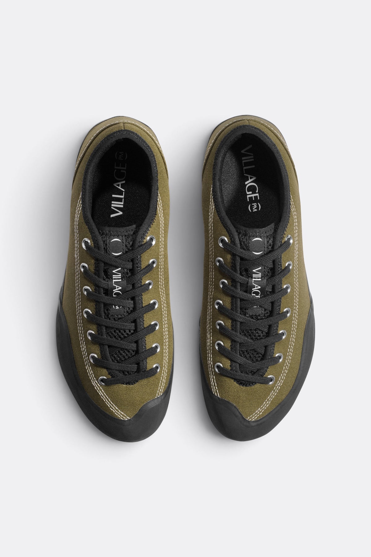 VILLAGE PM 1.30PM Olive Natural Black | Skate Shoes | Edgar Bdx
