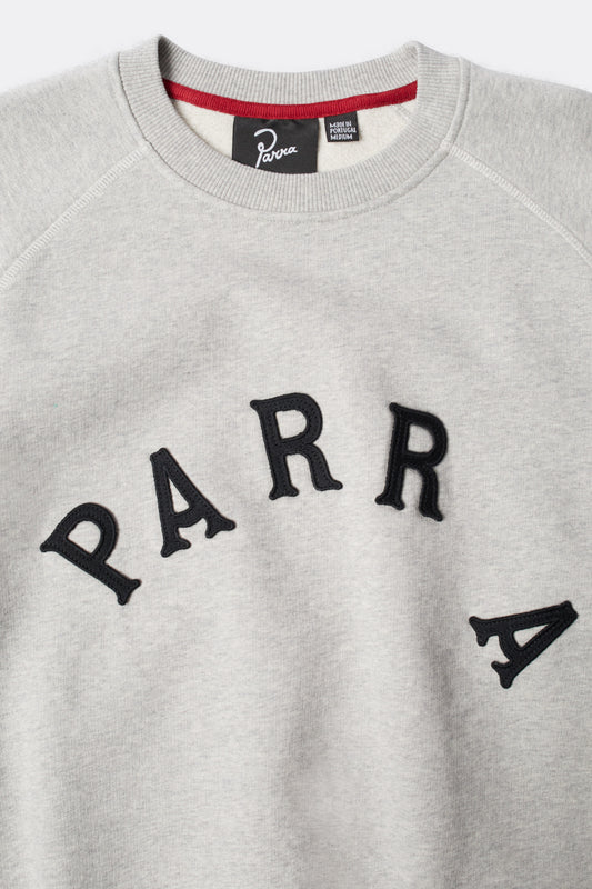 By Parra - Drunk Parent Crew Neck Sweatshirt (Heather Grey)