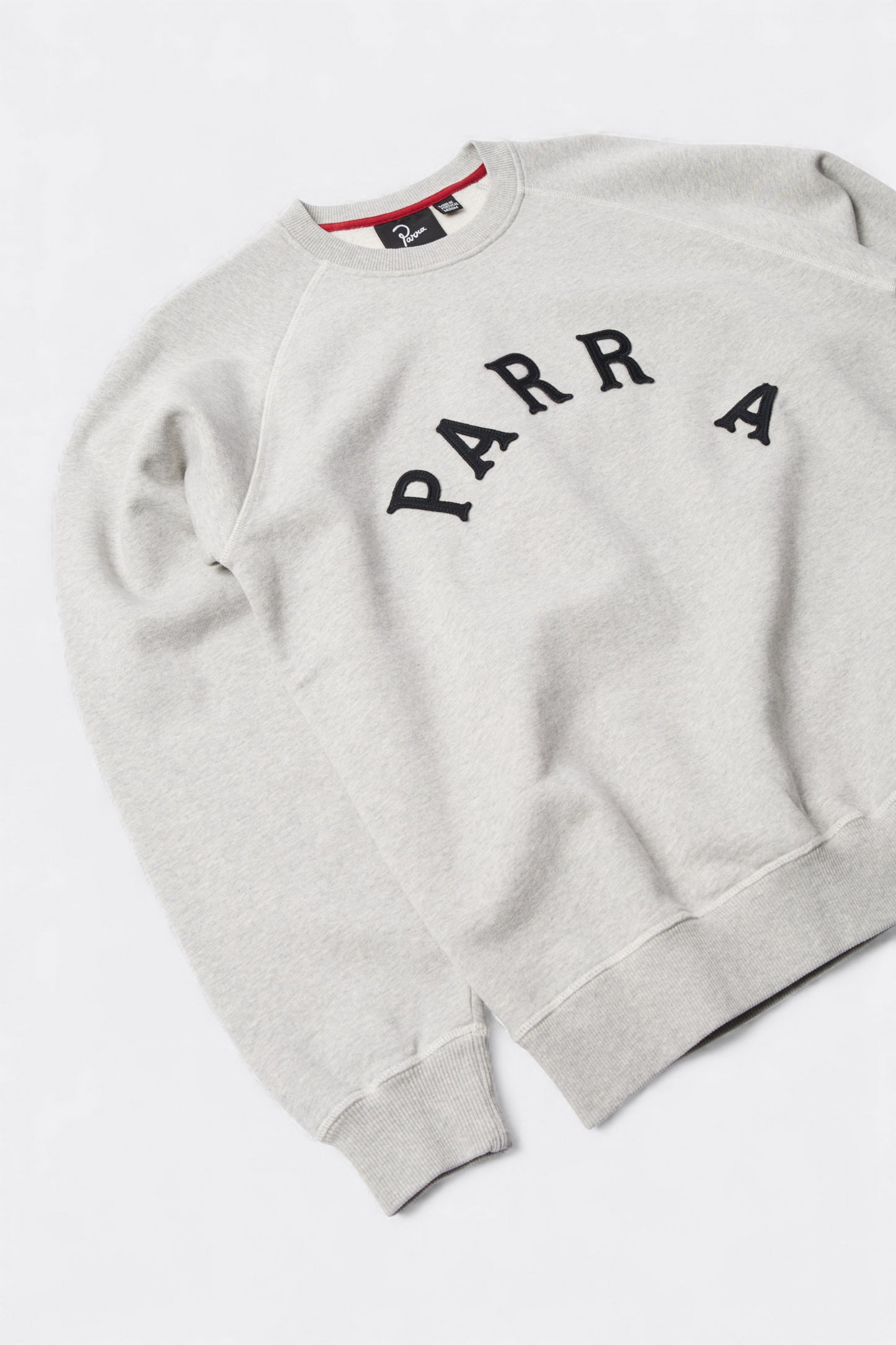 By Parra - Drunk Parent Crew Neck Sweatshirt (Heather Grey)