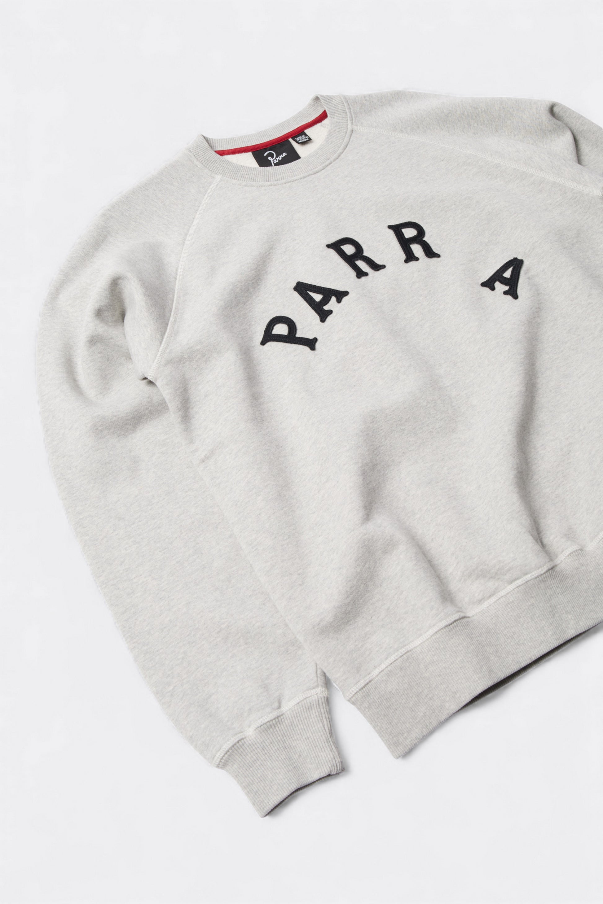 By Parra - Drunk Parent Crew Neck Sweatshirt (Heather Grey)