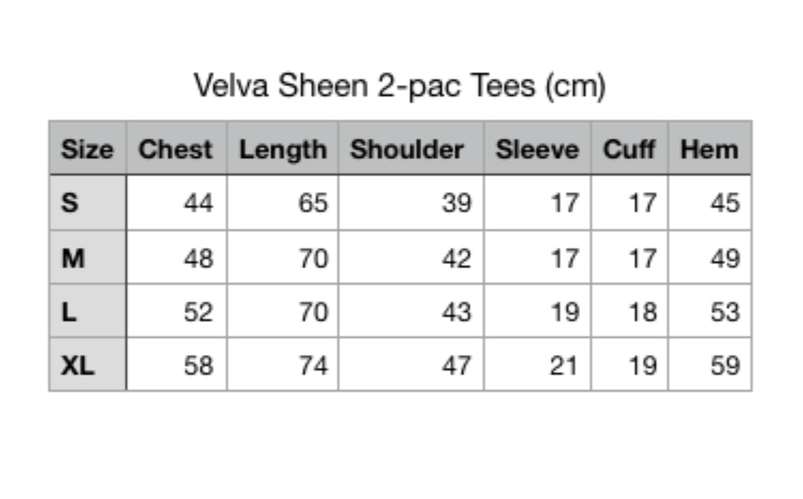 Velva Sheen - 2PAC Tees (Oatmeal)