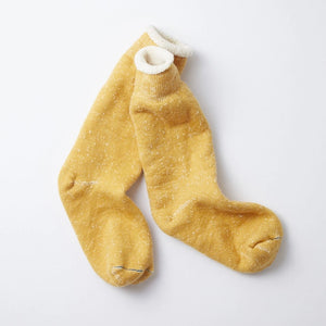 RoToTo - Double Face Crew Socks (Yellow)