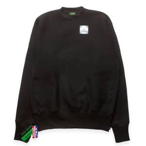 Camber USA - Cross-Knit Crew Neck Sweatshirt (Black)