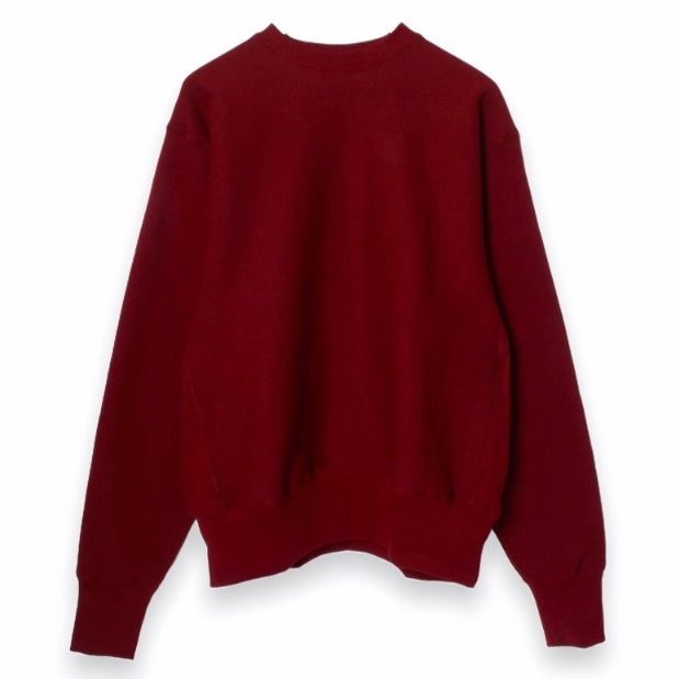 Camber USA - Cross-Knit Crew Neck Sweatshirt (Burgundy)