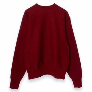 Camber USA - Cross-Knit Crew Neck Sweatshirt (Burgundy)
