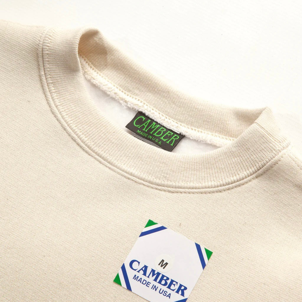 Camber USA - Cross-Knit Crew Neck Sweatshirt (Natural)